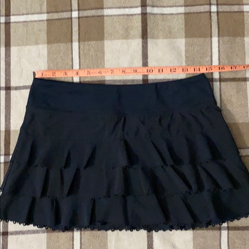 Lululemon Black Ruffle Skort